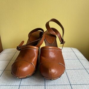 See By Chloe Brown Leather Mules